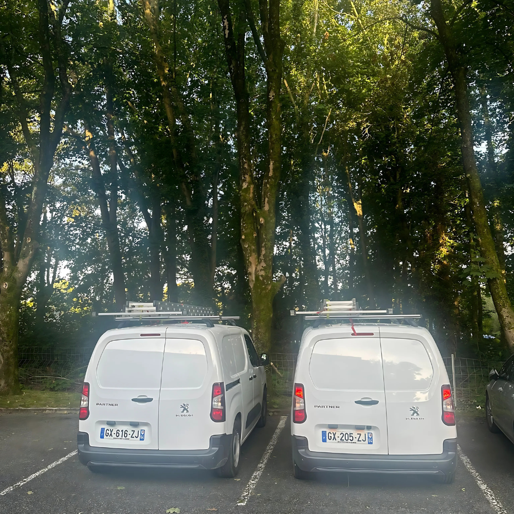 Nos véhicules d'intervention.